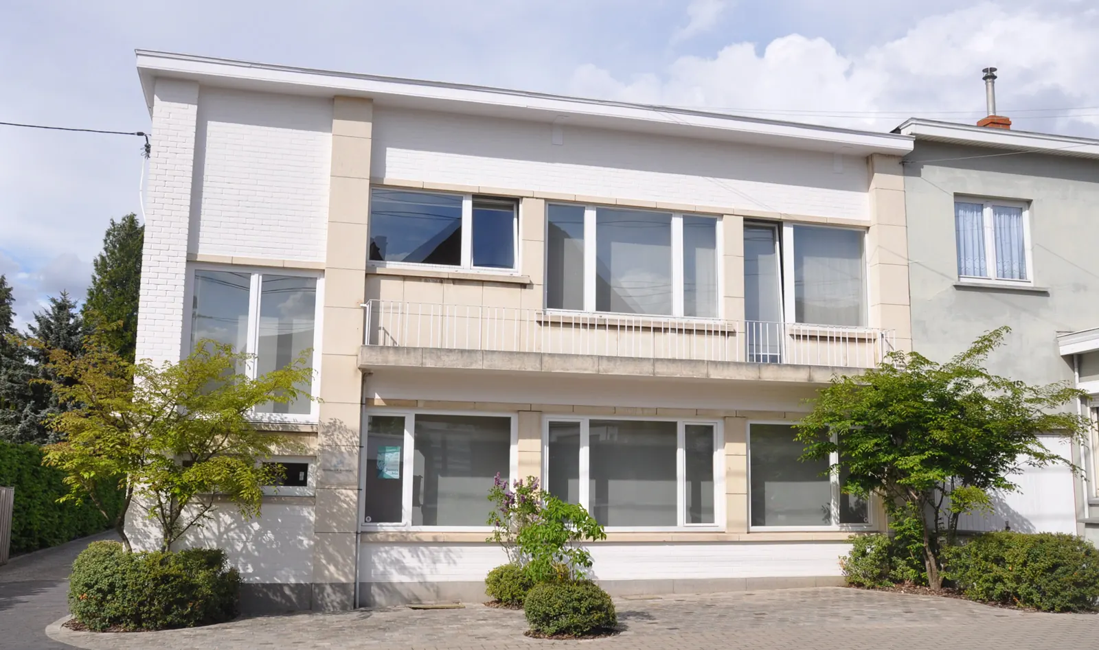 Façade de l’étude du notaire Rombeau à Jumet